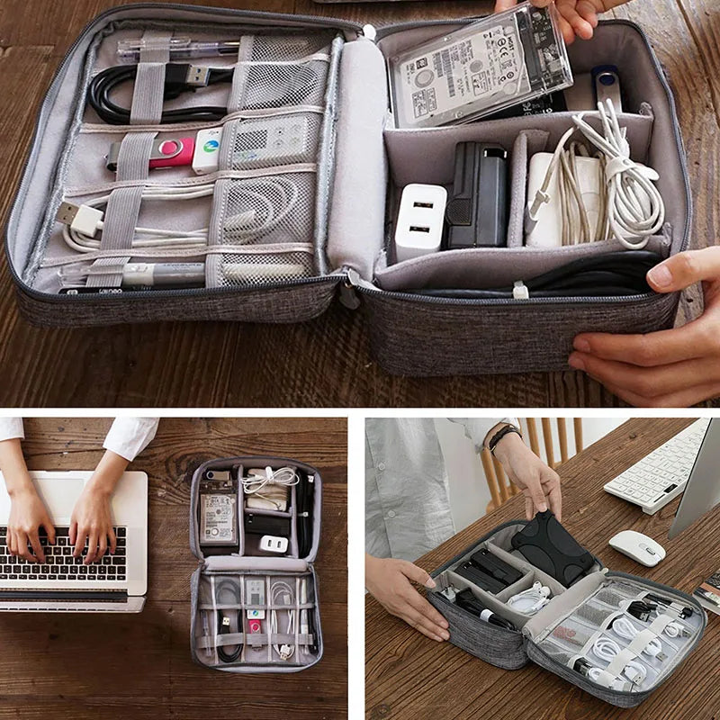Nomadvac™ - Waterproof Travel Cable Organizer