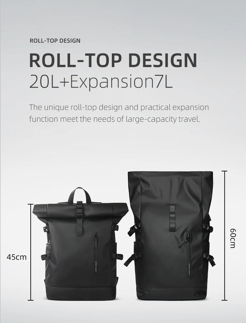 Nomadvac™ - Roll Backpack