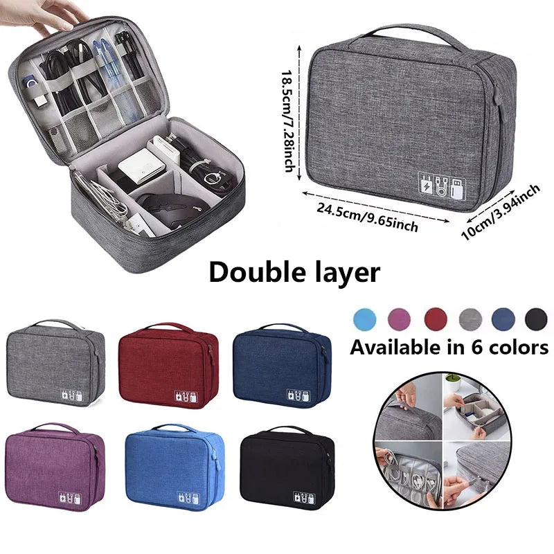 Nomadvac™ - Waterproof Travel Cable Organizer