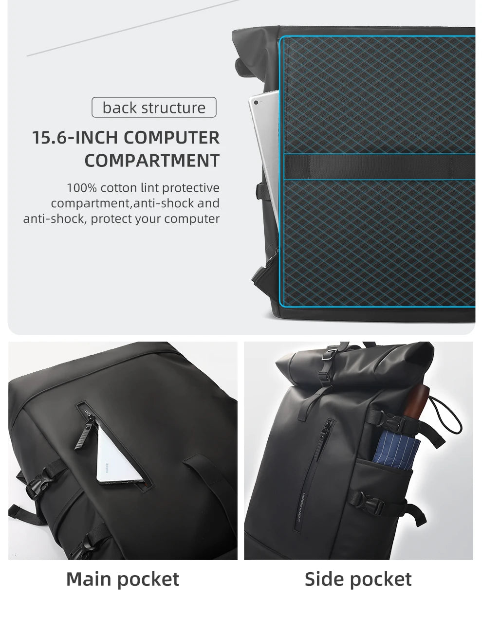 Nomadvac™ - Roll Backpack